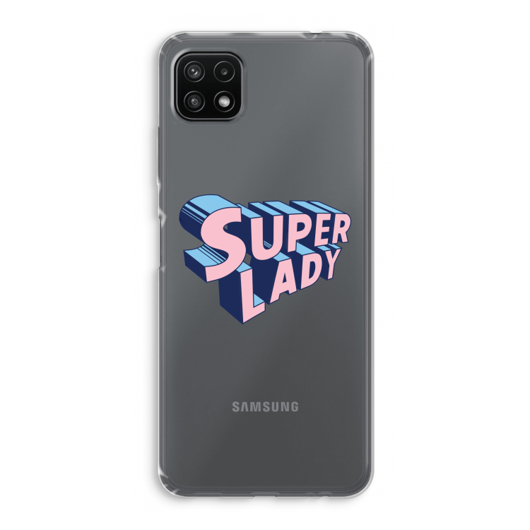 Superlady: Samsung Galaxy A22 5G Transparant Hoesje