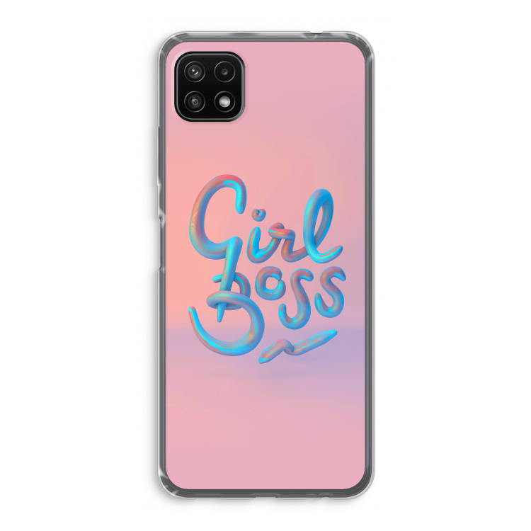 Girl boss: Samsung Galaxy A22 5G Transparant Hoesje