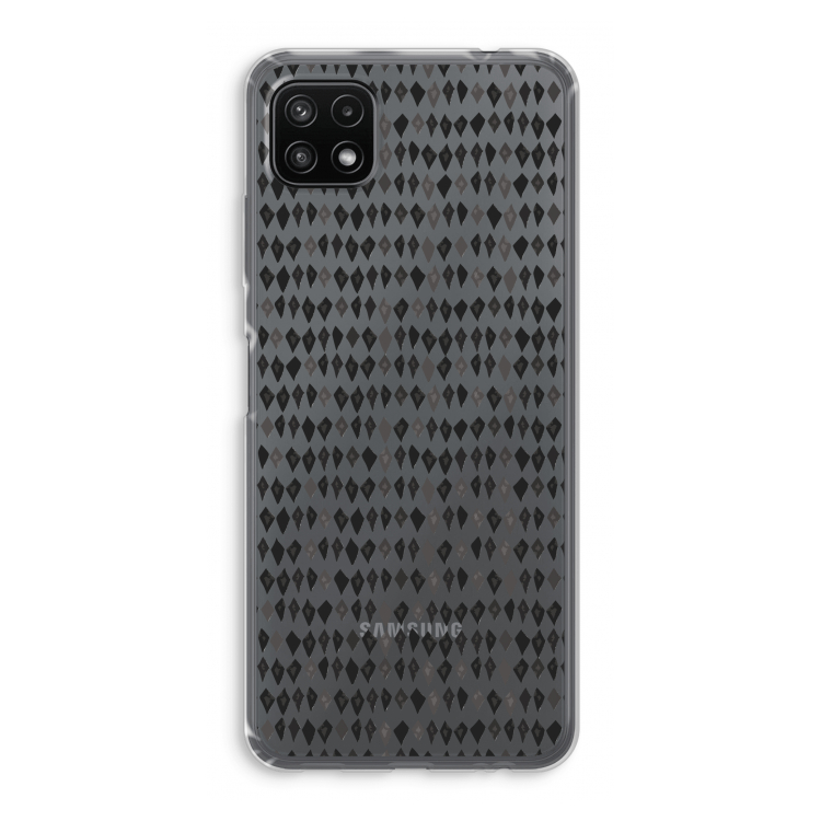 Crazy shapes: Samsung Galaxy A22 5G Transparant Hoesje