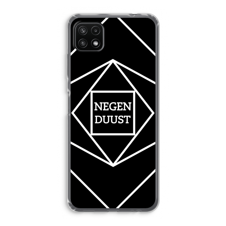 Negenduust geometrisch: Samsung Galaxy A22 5G Transparant Hoesje