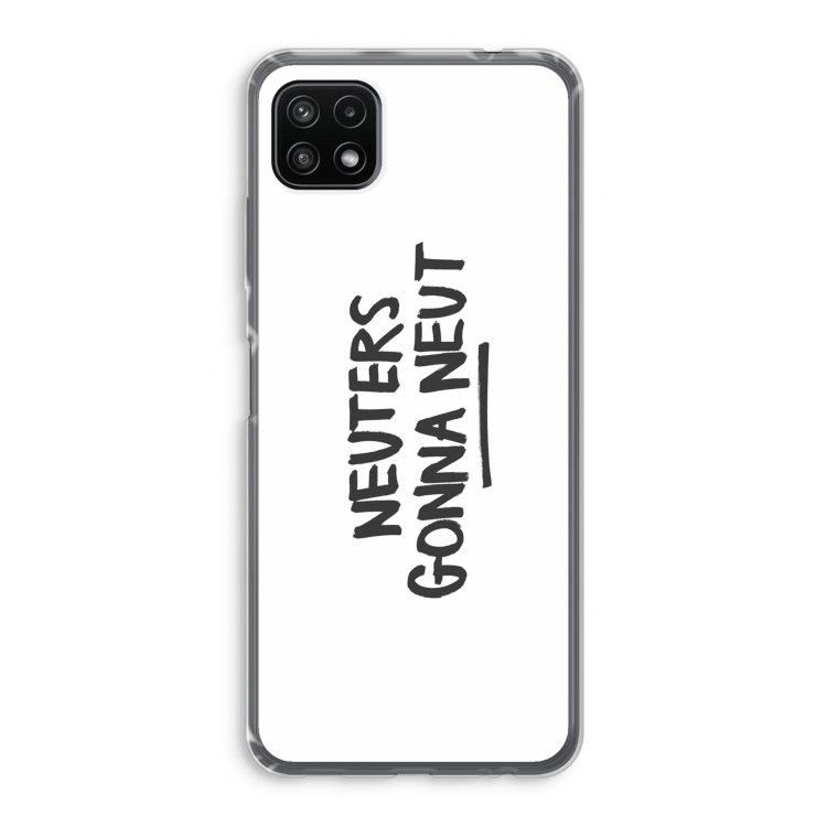 Neuters: Samsung Galaxy A22 5G Transparant Hoesje