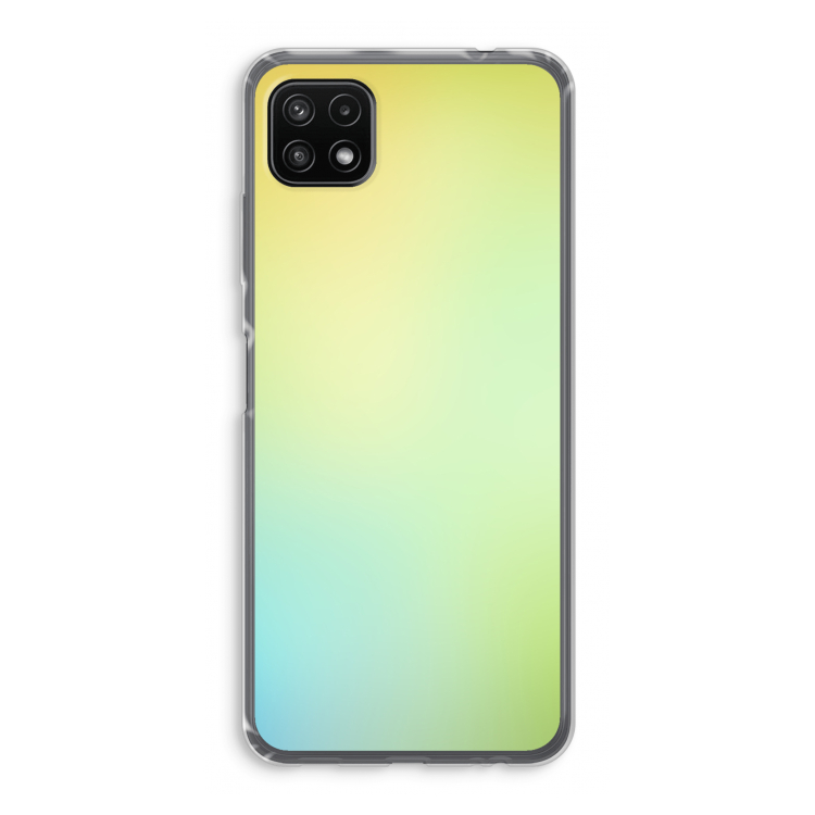 Minty mist pastel: Samsung Galaxy A22 5G Transparant Hoesje