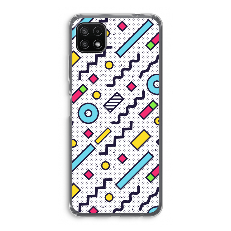 8-bit N°8: Samsung Galaxy A22 5G Transparant Hoesje