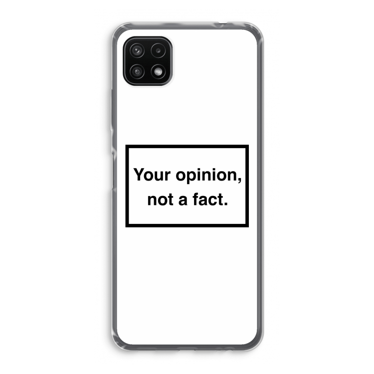 Your opinion: Samsung Galaxy A22 5G Transparant Hoesje