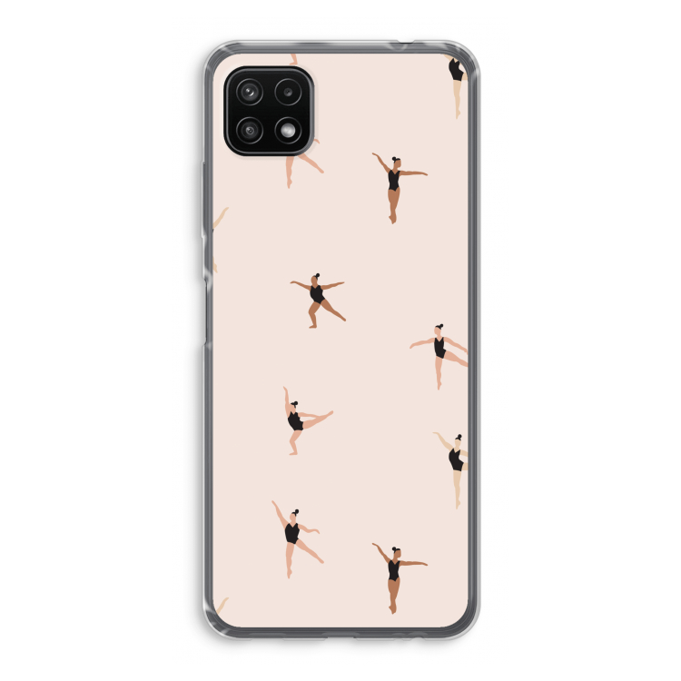 Dancing #1: Samsung Galaxy A22 5G Transparant Hoesje