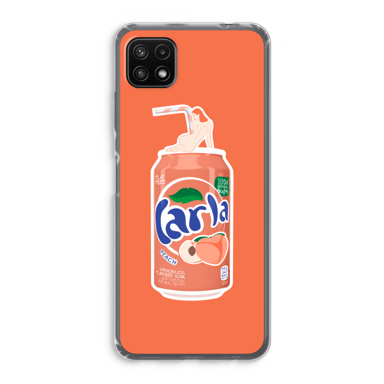 S(peach)less: Samsung Galaxy A22 5G Transparant Hoesje
