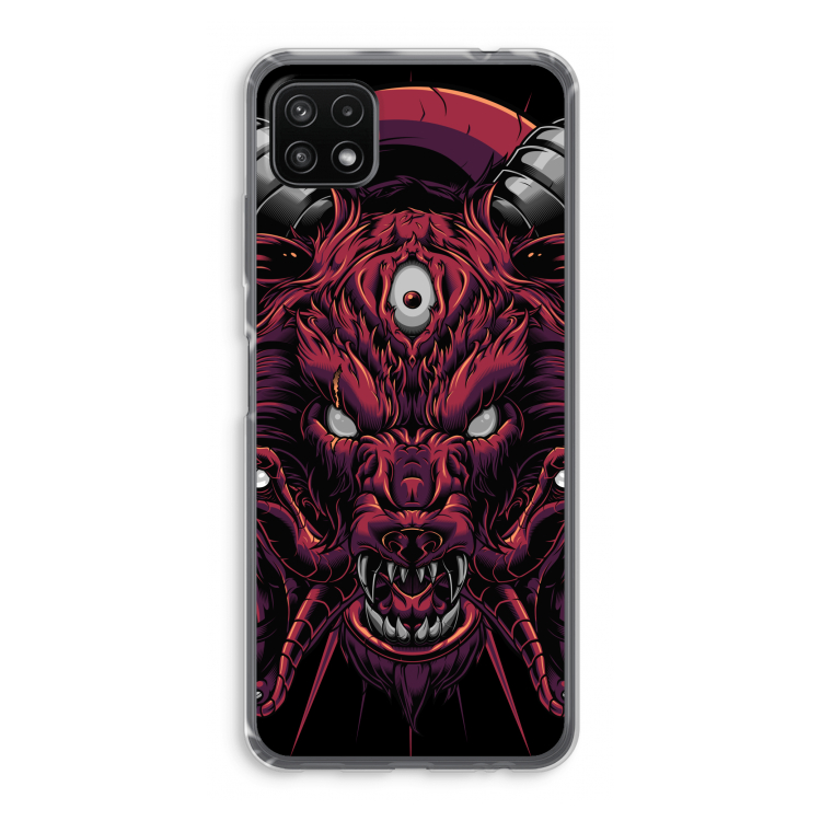 Hell Hound and Serpents: Samsung Galaxy A22 5G Transparant Hoesje
