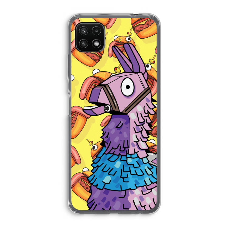 Loot Burger: Samsung Galaxy A22 5G Transparant Hoesje