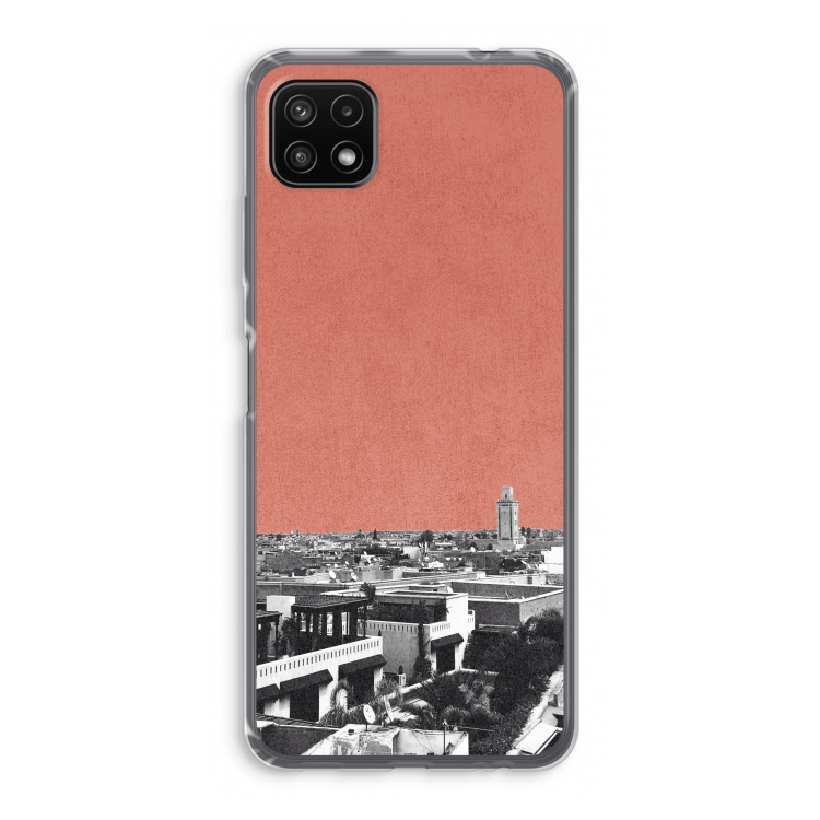 Marrakech Skyline : Samsung Galaxy A22 5G Transparant Hoesje