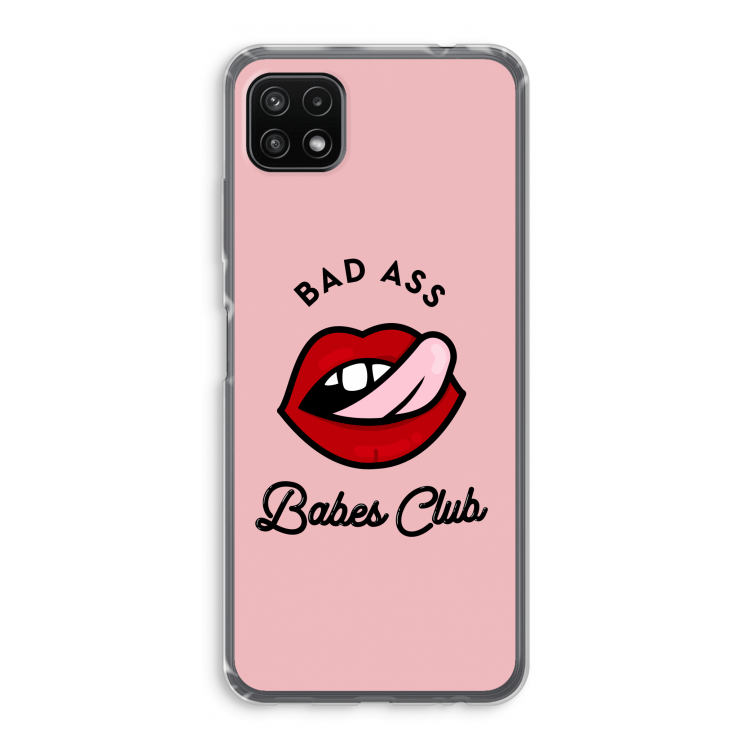 Badass Babes Club: Samsung Galaxy A22 5G Transparant Hoesje