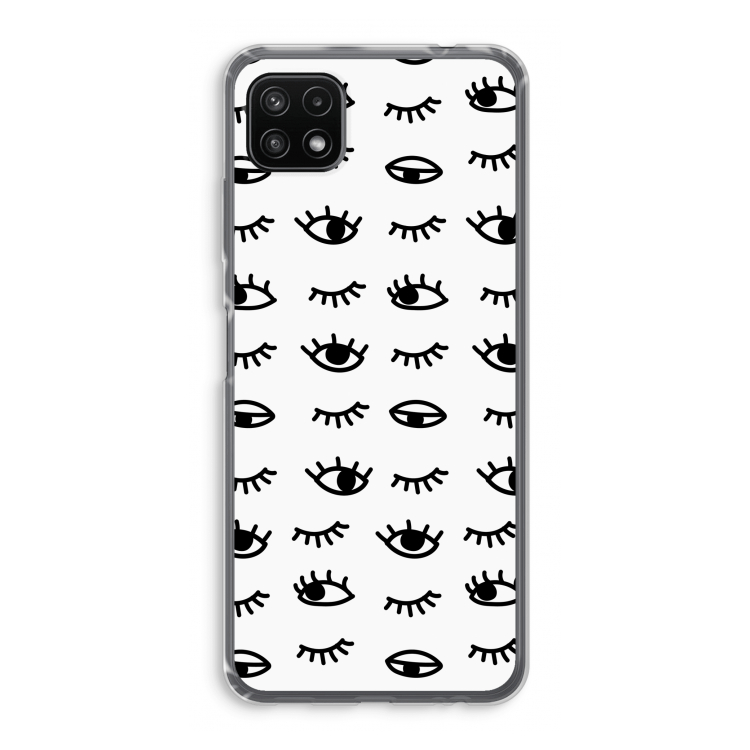 Eye pattern #2: Samsung Galaxy A22 5G Transparant Hoesje