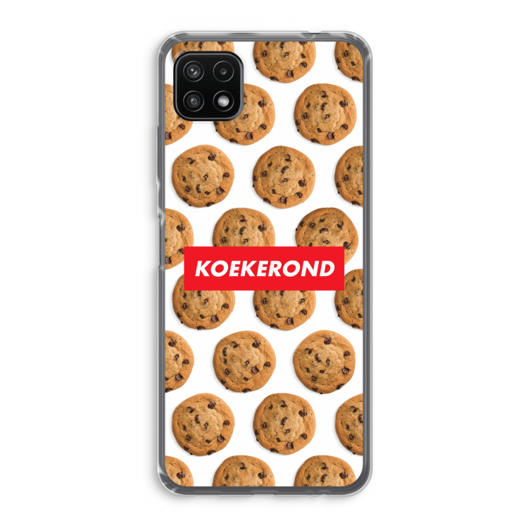 Koekerond: Samsung Galaxy A22 5G Transparant Hoesje