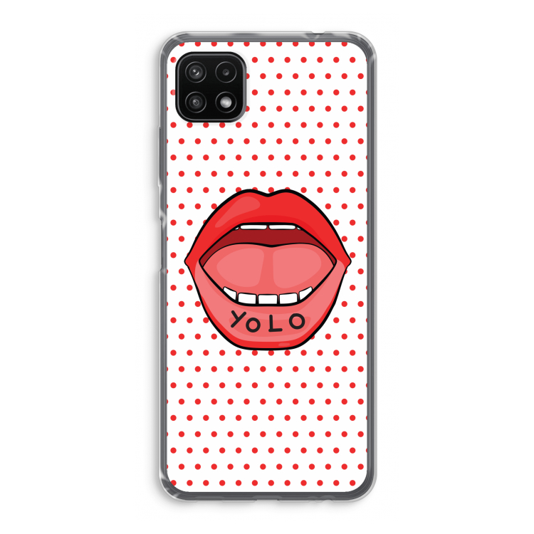 Yolo Denise: Samsung Galaxy A22 5G Transparant Hoesje