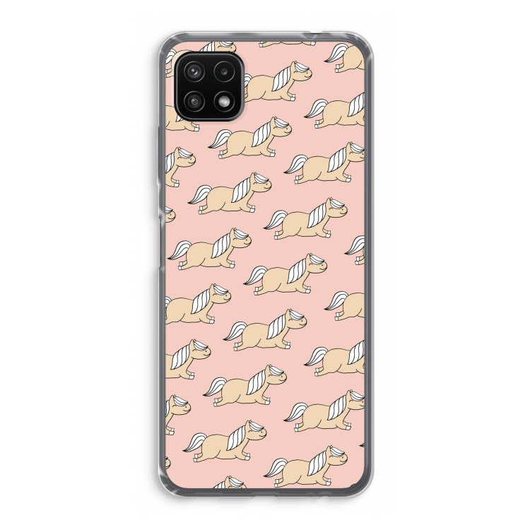 Ponys: Samsung Galaxy A22 5G Transparant Hoesje