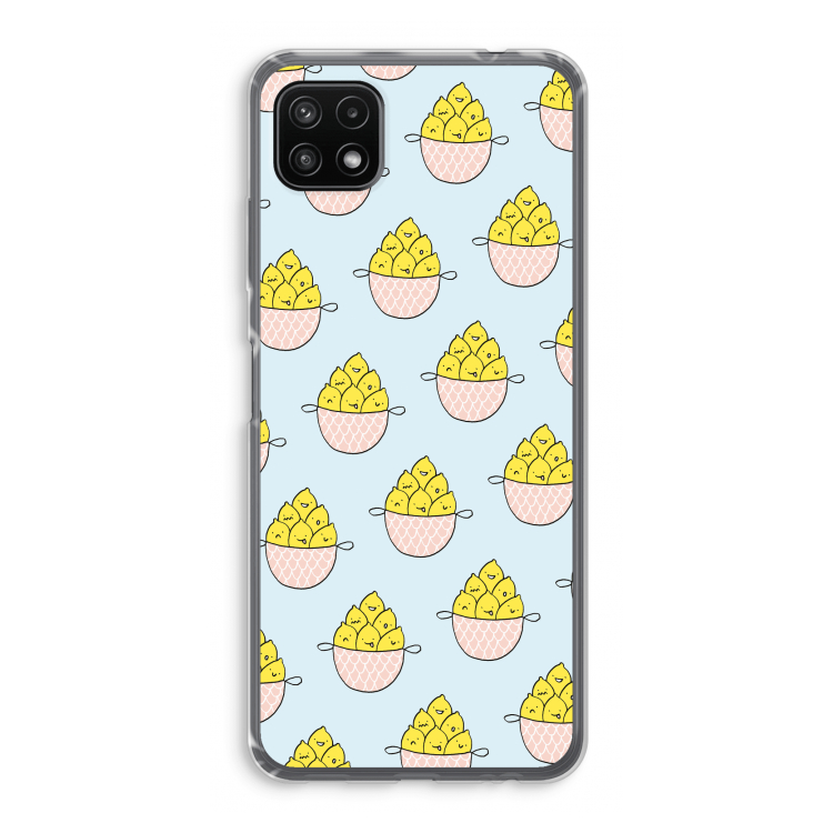 Citroenen: Samsung Galaxy A22 5G Transparant Hoesje