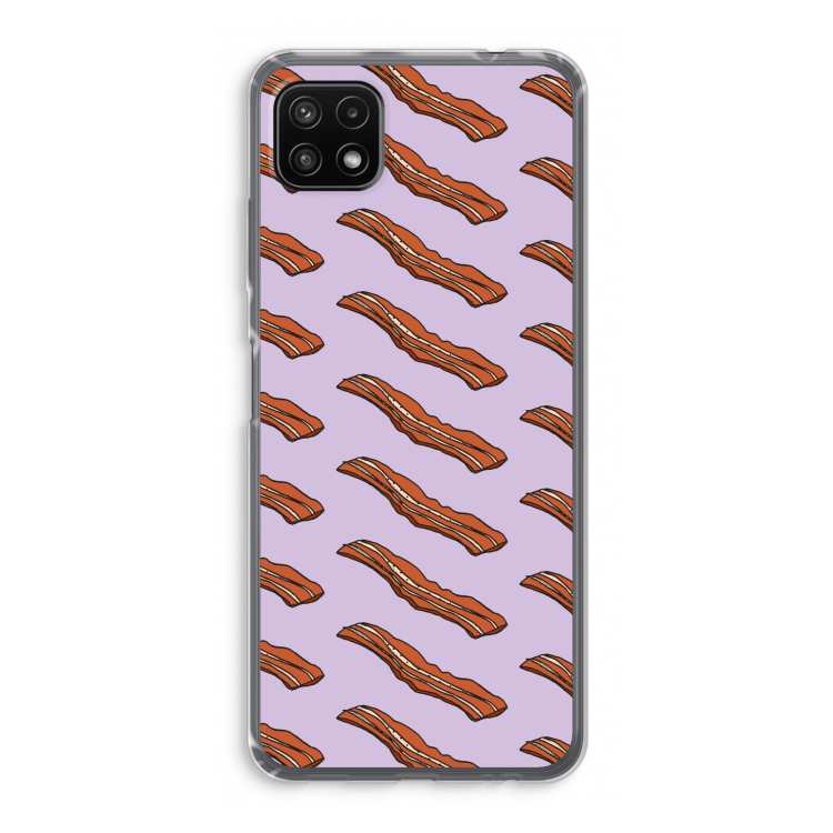 Bacon to my eggs #2: Samsung Galaxy A22 5G Transparant Hoesje