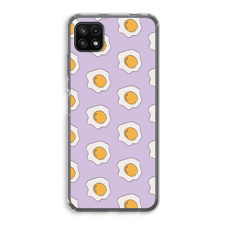 Bacon to my eggs #1: Samsung Galaxy A22 5G Transparant Hoesje