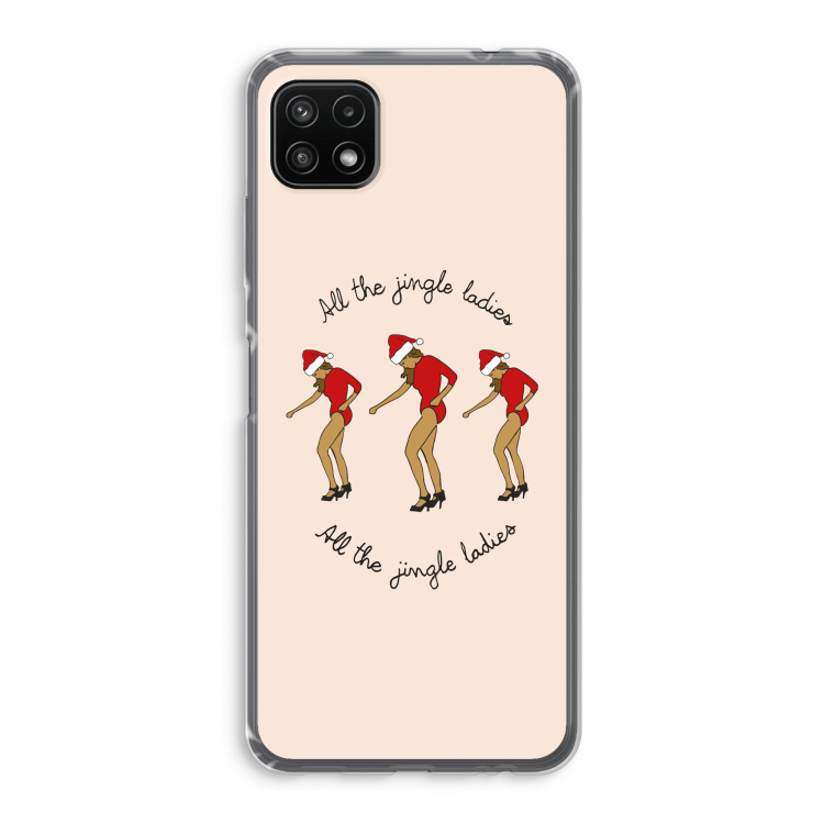 Jingle Ladies: Samsung Galaxy A22 5G Transparant Hoesje