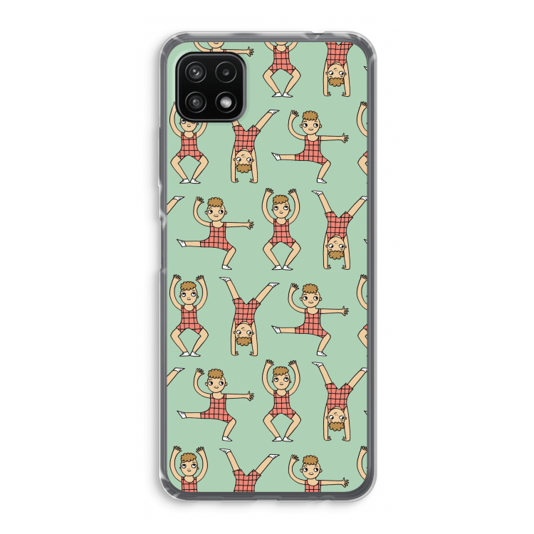 Gymboys: Samsung Galaxy A22 5G Transparant Hoesje