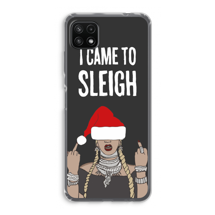 Came To Sleigh: Samsung Galaxy A22 5G Transparant Hoesje