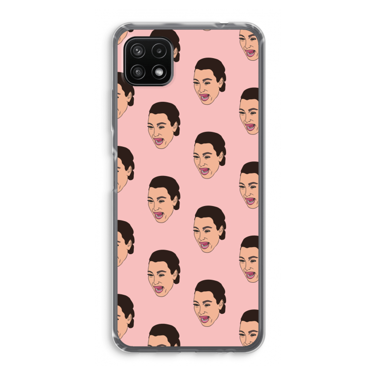 Ugly Cry Call: Samsung Galaxy A22 5G Transparant Hoesje