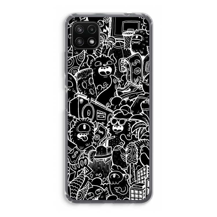 Vexx Black City : Samsung Galaxy A22 5G Transparant Hoesje