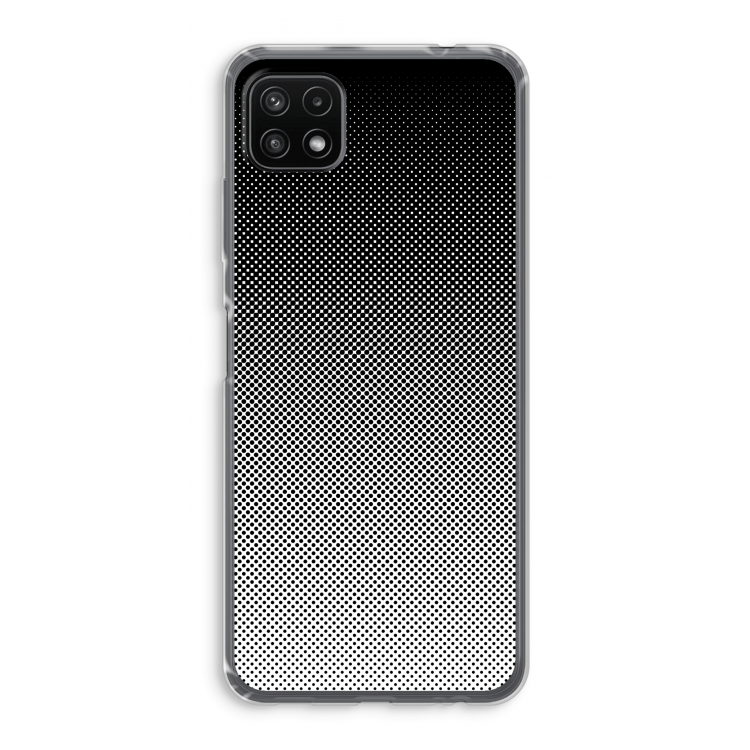 Musketon Halftone: Samsung Galaxy A22 5G Transparant Hoesje