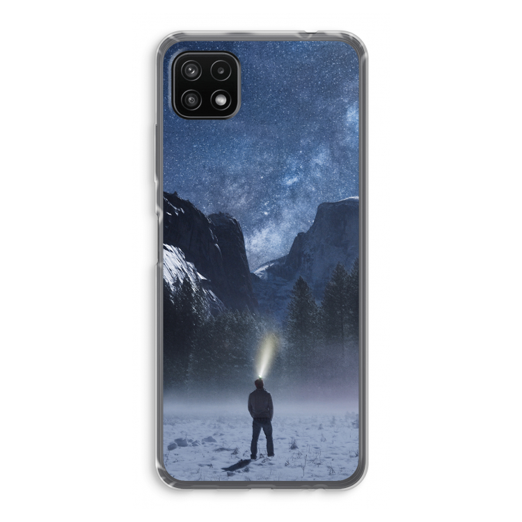 Wanderlust: Samsung Galaxy A22 5G Transparant Hoesje