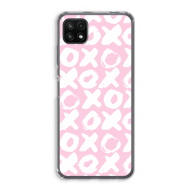 XOXO: Samsung Galaxy A22 5G Transparant Hoesje