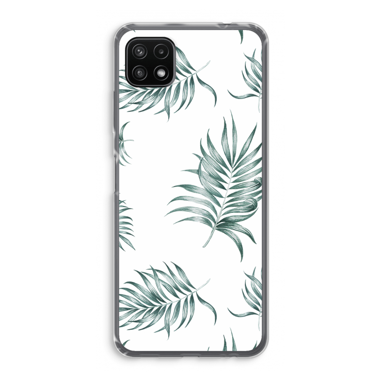 Simple leaves: Samsung Galaxy A22 5G Transparant Hoesje