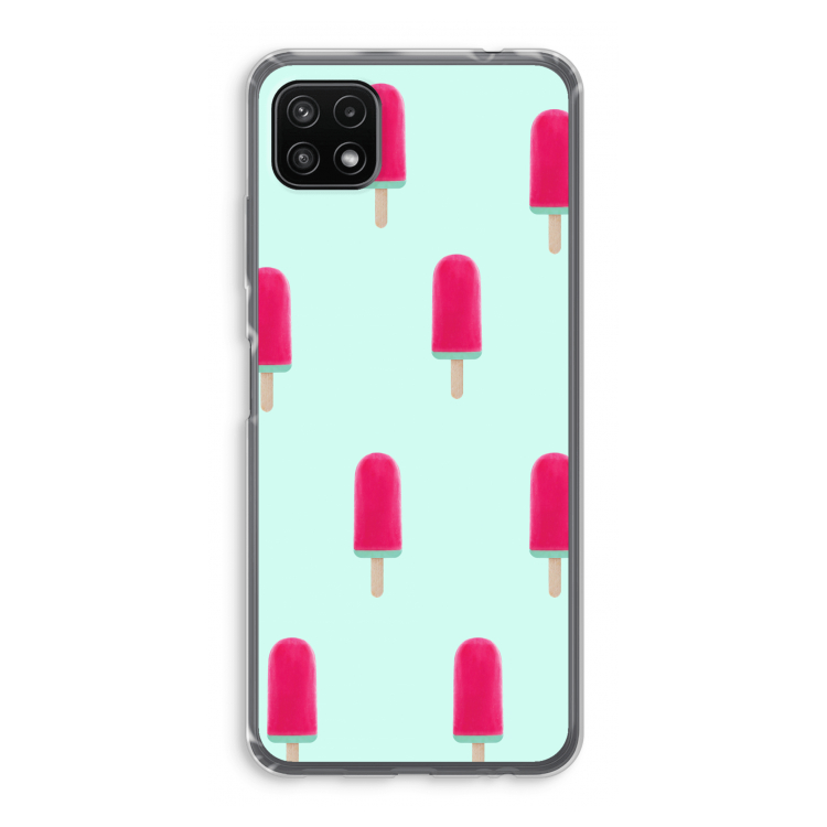 Waterijsje: Samsung Galaxy A22 5G Transparant Hoesje