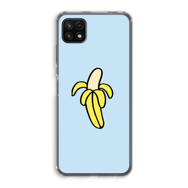 Banana: Samsung Galaxy A22 5G Transparant Hoesje