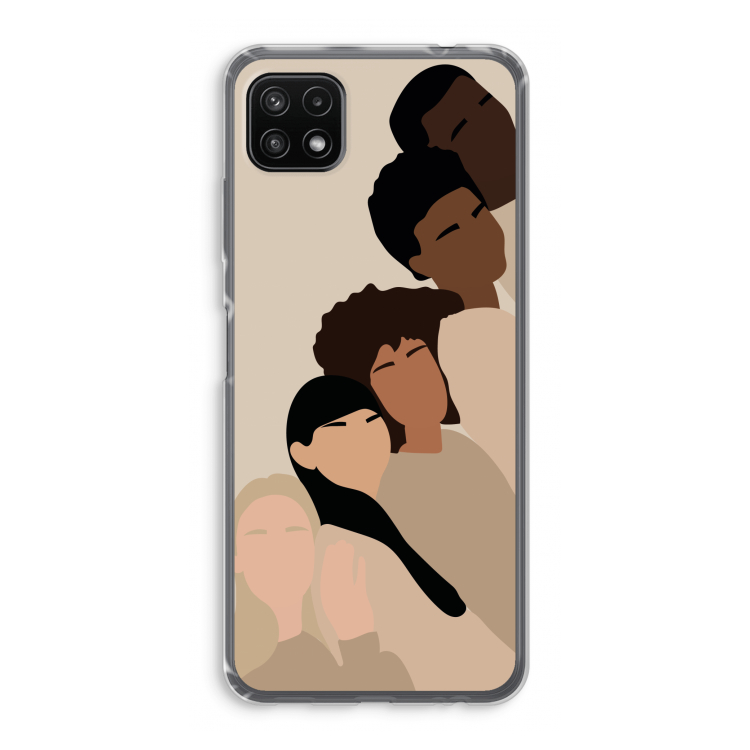 Sweet creatures: Samsung Galaxy A22 5G Transparant Hoesje