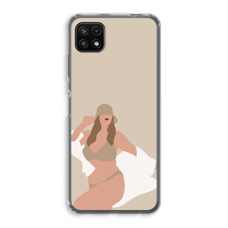 One of a kind: Samsung Galaxy A22 5G Transparant Hoesje