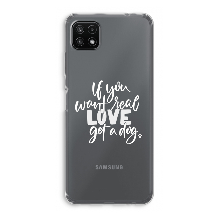 Partner in crime: Samsung Galaxy A22 5G Transparant Hoesje