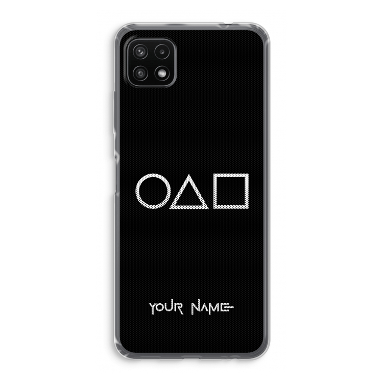 Squid Game: Samsung Galaxy A22 5G Transparant Hoesje