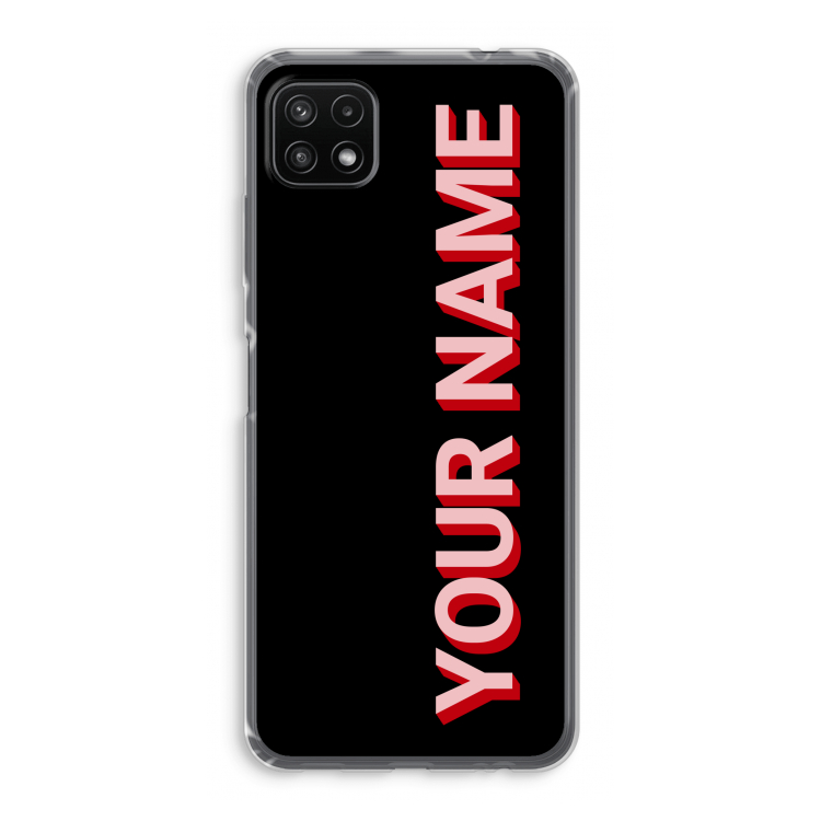 Namecase: Samsung Galaxy A22 5G Transparant Hoesje