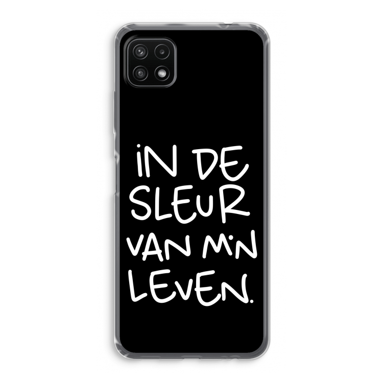 De Sleur: Samsung Galaxy A22 5G Transparant Hoesje
