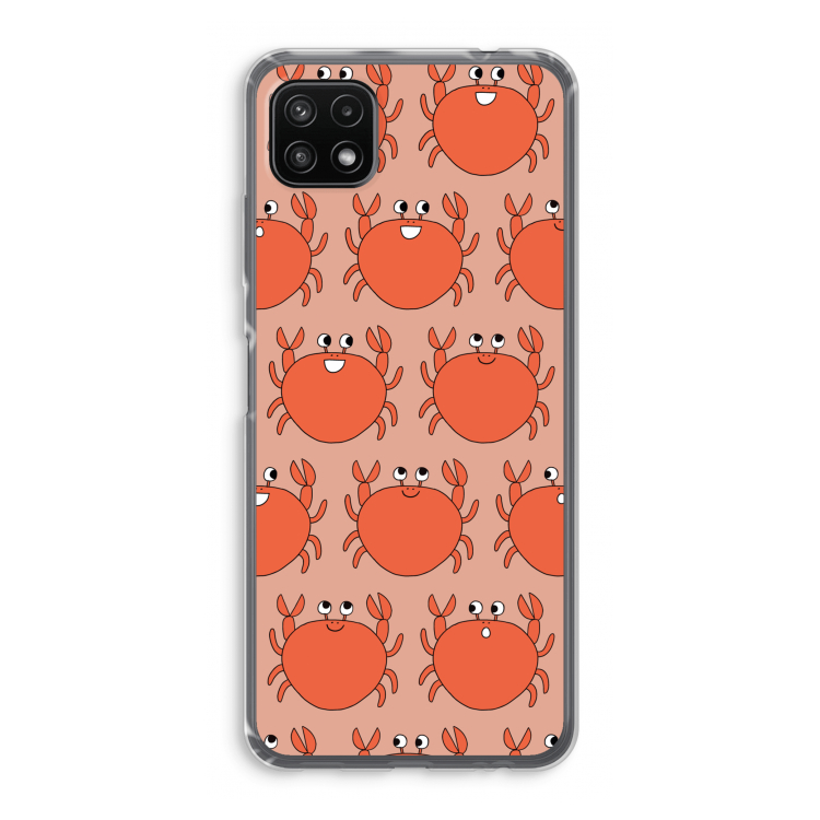 Krab: Samsung Galaxy A22 5G Transparant Hoesje