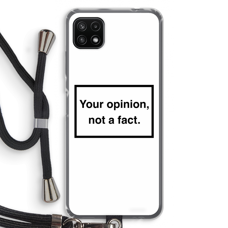 Your opinion: Samsung Galaxy A22 5G Transparant Hoesje met koord