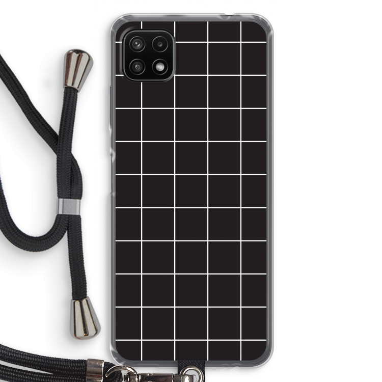 Rooster 2: Samsung Galaxy A22 5G Transparant Hoesje met koord