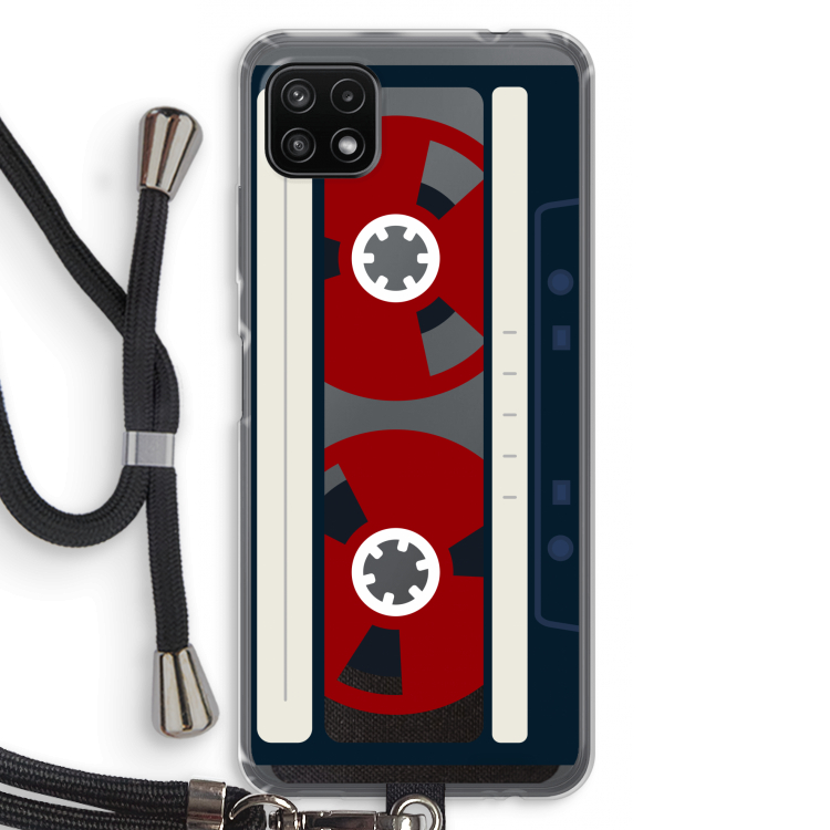 Here's your tape: Samsung Galaxy A22 5G Transparant Hoesje met koord
