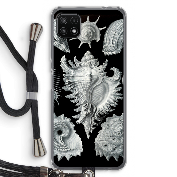 Haeckel Prosobranchia: Samsung Galaxy A22 5G Transparant Hoesje met koord