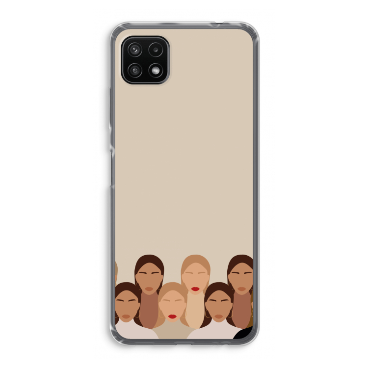 Girls girls girls: Samsung Galaxy A22 5G Transparant Hoesje