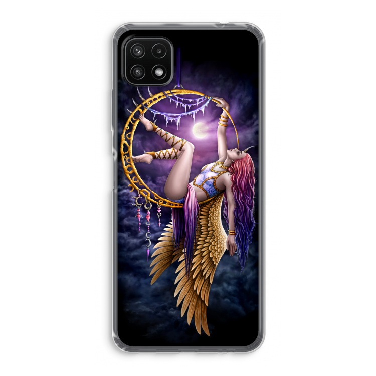 Aerial Angel: Samsung Galaxy A22 5G Transparant Hoesje