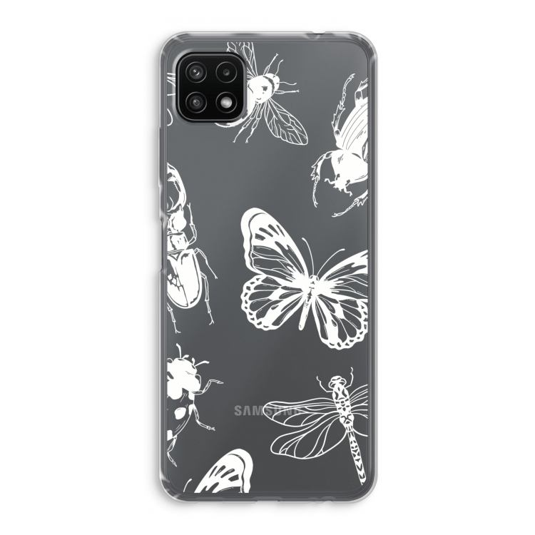 Tiny Bugs: Samsung Galaxy A22 5G Transparant Hoesje