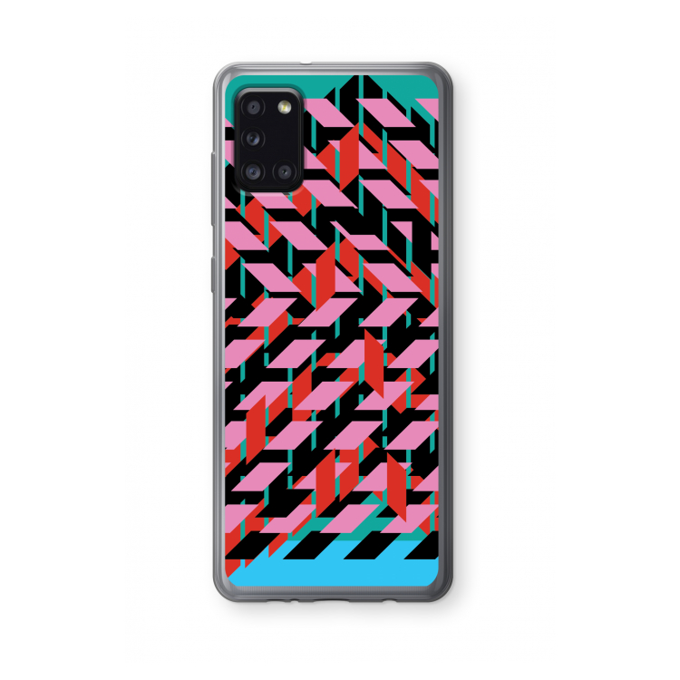 Skew Blush 2: Samsung Galaxy A31 Transparant Hoesje