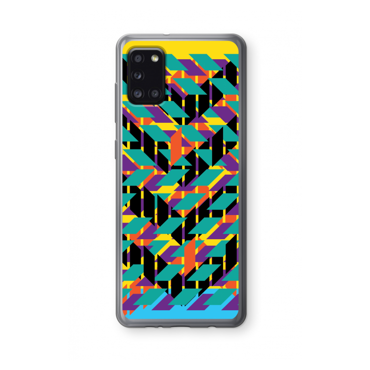Skew Bee 1: Samsung Galaxy A31 Transparant Hoesje