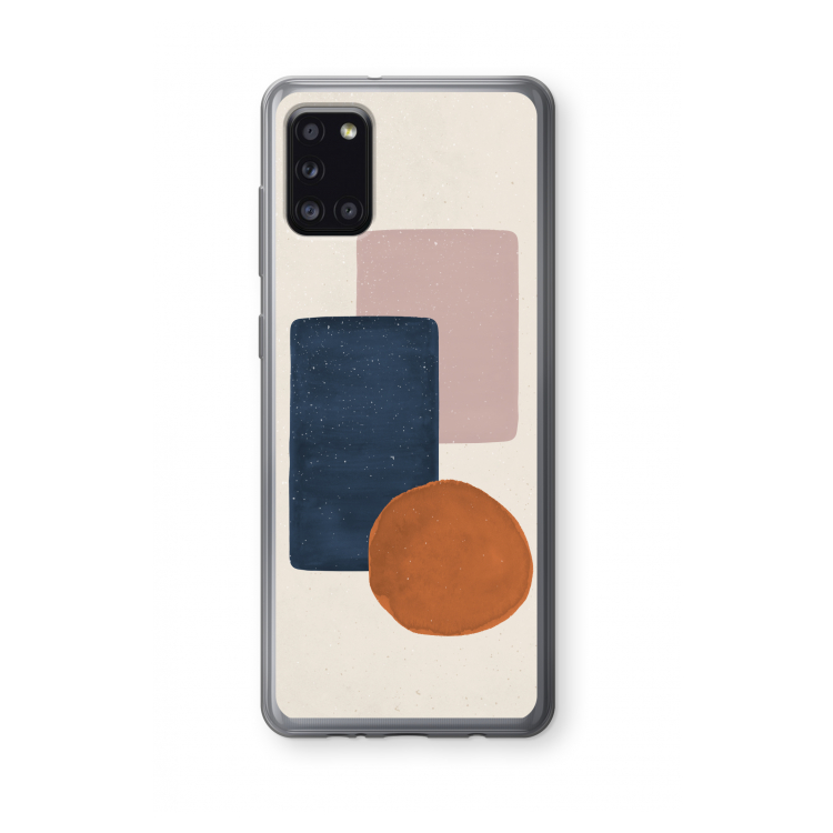 Geo #3: Samsung Galaxy A31 Transparant Hoesje