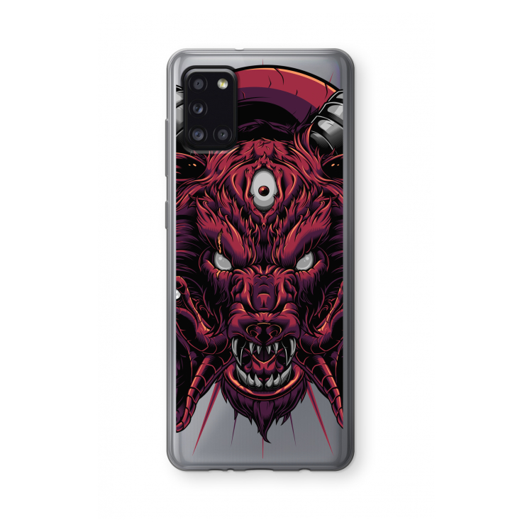 Hell Hound and Serpents: Samsung Galaxy A31 Transparant Hoesje